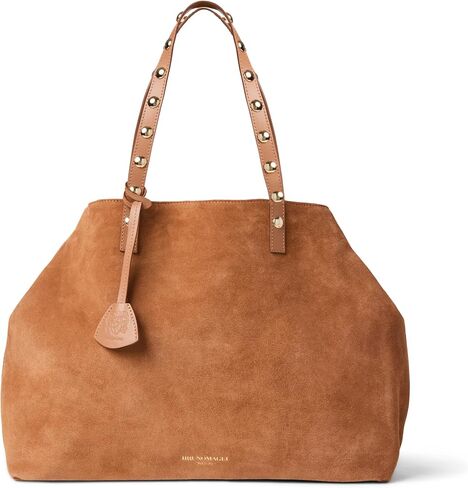 Bruno Magli SIENNA Suede Tote, Tan in Kuwait