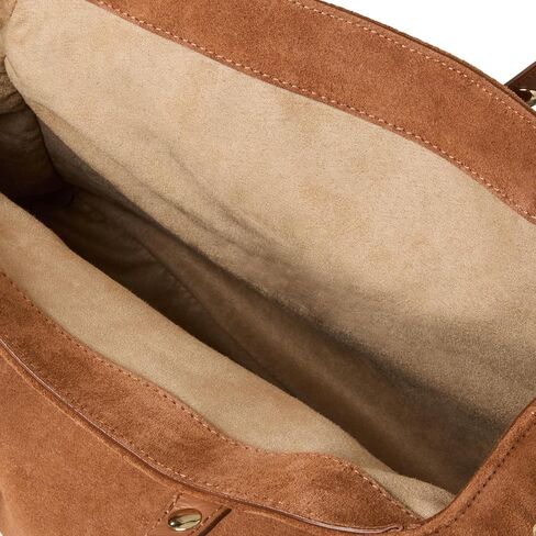 Bruno Magli SIENNA Suede Tote, Tan in Kuwait