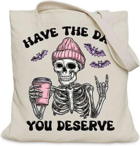 Halloween Ghost Gifts Tote Bag for Women, Fall Spooky Season Tote Bag for Halloween, Medium Size with Inner Pocket in Saudi Arabia
