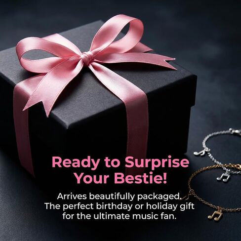 9Pcs Korea Pop Merchandise Inspired Stretch Bracelets Set with Letter Beads, Music Fan Jewelry Stack for Women Teen Girls with Black Gift Box in Saudi Arabia