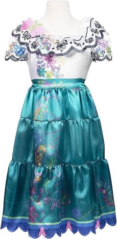 Disney Encanto Mirabel Dress for Kids - Bundle with Mirabel Madrigal Costume for Girls Ages 3 and Up Plus Purse | Encanto Halloween Outfit Size 4-6X in Kuwait