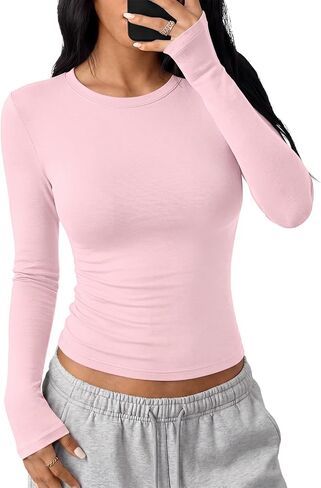 Trendy Queen Cotton Slim Fitted Long Sleeve Shirts for Women in Kuwait