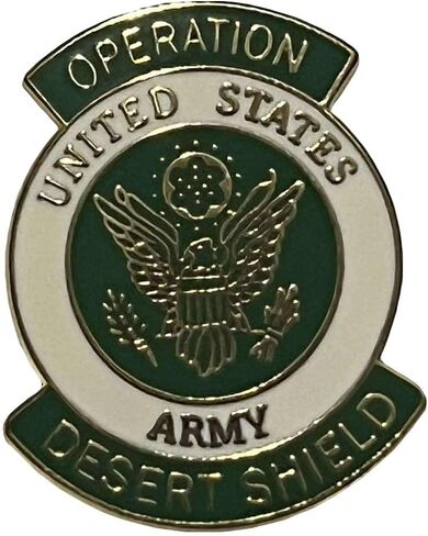 Operation US Army Desert Storm Motorcycle Hat Cap Lapel Pin M-585 in Kuwait
