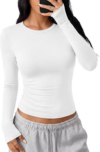 Trendy Queen Cotton Slim Fitted Long Sleeve Shirts for Women in Kuwait
