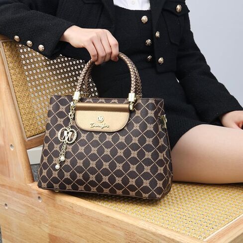 Women Purses and Handbags Top Handle Satchel Shoulder Bags PU Leather Messenger Tote Bag for Ladie Casual Daily Use in Saudi Arabia