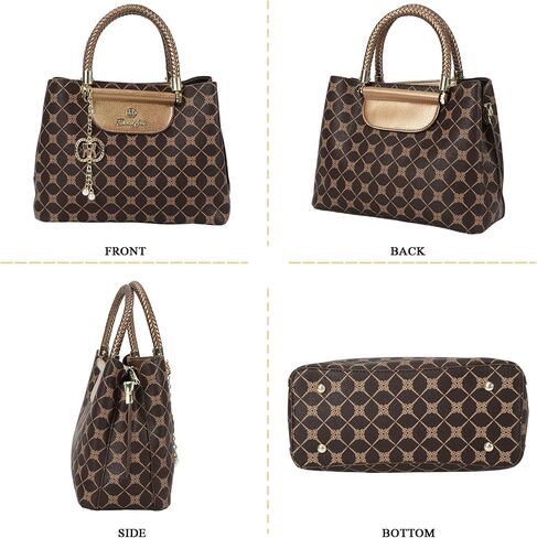 Women Purses and Handbags Top Handle Satchel Shoulder Bags PU Leather Messenger Tote Bag for Ladie Casual Daily Use in Saudi Arabia