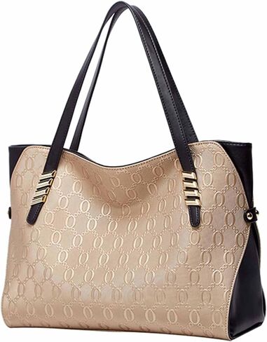 BOYATU Genuine Leather Women Tote Bags: Large Designer Shoulder Purses for - Soft Fashion Handbags in Saudi Arabia