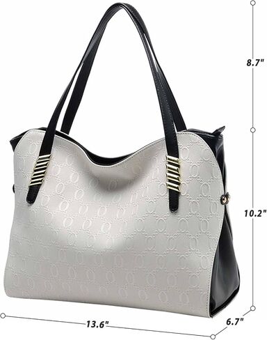 BOYATU Genuine Leather Women Tote Bags: Large Designer Shoulder Purses for - Soft Fashion Handbags in Saudi Arabia