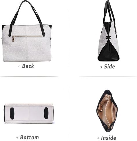 BOYATU Genuine Leather Women Tote Bags: Large Designer Shoulder Purses for - Soft Fashion Handbags in Saudi Arabia