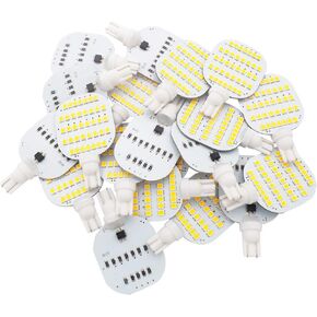GRV 20x T10 LED Light Bulb 921 194 192 C921 24-2835 SMD Super Bright Lamp DC 12V For Vehicle Boat Ceiling Dome Interior Lights Cool White (2nd Generation) in Saudi Arabia