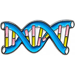 Funny Enamel Pin - DNA Double Helix Pins Brooch for backpack, jackets, Hats. Chemistry Biology Brooches Gift for Teacher, Coworkes and Friends in Saudi Arabia