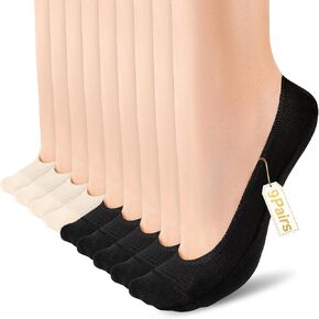 eallco 9 Pairs No Show Socks Womens Liner Ultra Low Cut Non Slip Invisible Socks for Flats in Saudi Arabia
