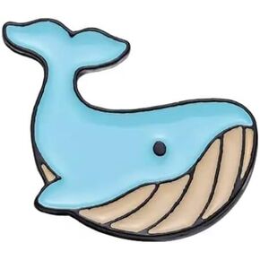 Whale Enamel Pin, Soft Enamel Pin,1.3 Inches Wide in Saudi Arabia