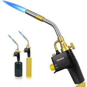 Sondiko Propane Torch Head, High Intensity MAPP Torch Head Trigger Start Gas Torch, Plumbing Soldering Torch for Welding, Machine Maintenance, Barbecue in Saudi Arabia