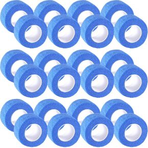 IndigoCase 12 Rolls Self Adhesive Bandage Wrap 1 Inch, Skin Color Elastic Athletic Tape, Vet Wrap, Wrist Tape, Small Bandage for Kids, Fingertip, Dog, Pets in Kuwait