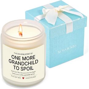 Kosmickiss Pregnancy Announcement for Grandparents, One More Grandchild to Spoil, Baby Announcements Ideas, Lavender Scented Candle, Surprise Reveal Gift in Saudi Arabia