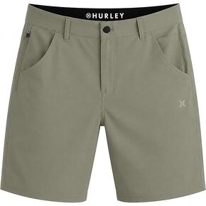 Hurley Mens Shorts, 4-Way Stretch Lightweight Quick Dry Trek Hybrid Shorts for Men with Pockets - Olive 36 in Kuwait