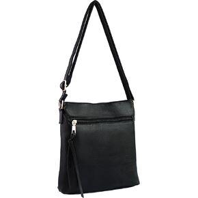 Small PU Leather Crossbody Bags for Women, Adjustable Shoulder Bag, Lightweight Ladies Cute Purse Multi Pocket in Saudi Arabia