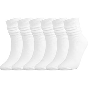 BomKinta Slouch Socks Women - Soft Cotton Scrunch Sock - Casual Athletic Crew Socks Gifts in Saudi Arabia