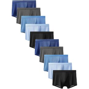 Men's Underwear Ice Silk Boxer Briefs, Ultra Breathable Quick-Dry Underwear Multipack,10-Pack in Saudi Arabia