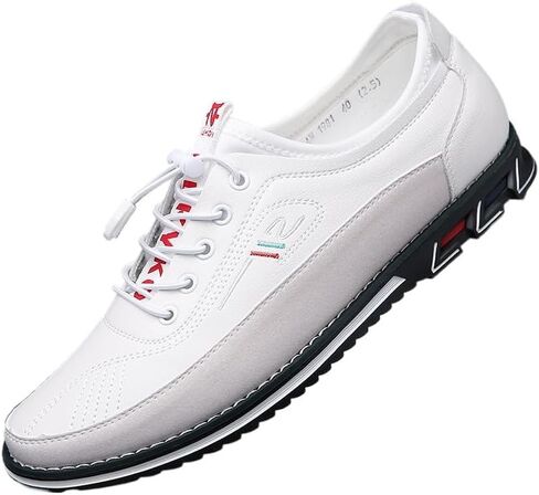 Plus Size Men's Casual Shoes, Microfiber Leather Upper, Breathable Soft-Soled Overshoes, Suitable for Outdoor Walking Driving in Saudi Arabia