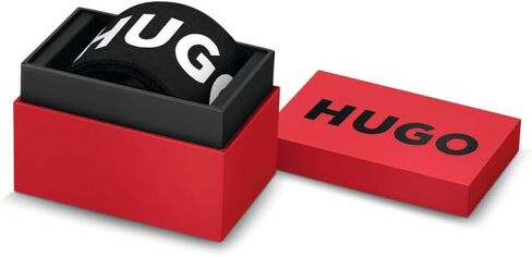 ساعة HUGO #Grail for HER النسائية - هيكل من الفولاذ المقاوم للصدأ ذو أوجه 36 مم، تصميم أحادي اللون، سوار H-Link مدمج، حركة كوارتز، جمالية أنيقة وعصرية - هدية لها in Kuwait