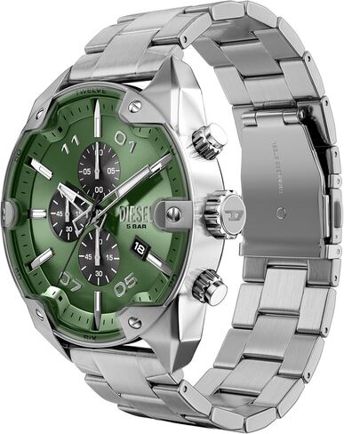 Diesel Men's Spiked Chronograph Stainless Steel Watch (Model: DZ4712) in Kuwait