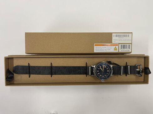 PRAESIDUS A-2 Origin Field Military Watch for Men – 40mm Stainless Steel Case, Black Fabric or Classic Leather Strap, Military Watch, Swiss Quartz Movement, Luminova Dial, Water Resistant 5ATM, Assembled in USA in Saudi Arabia