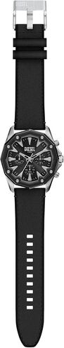 Diesel Men's Stinger Chronograph Black Leather Watch (Model: DZ4710) in Kuwait