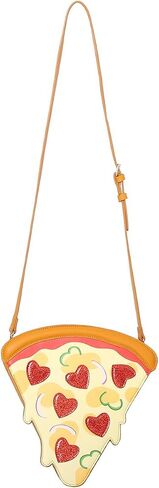 Pizza Slice Shaped Crossbody Bag, PU Leather Purse for Women and Girls, Novelty Food Theme Shoulder Bag in Saudi Arabia