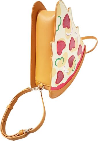 Pizza Slice Shaped Crossbody Bag, PU Leather Purse for Women and Girls, Novelty Food Theme Shoulder Bag in Saudi Arabia
