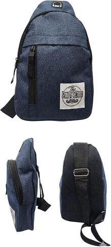 Best Mini Mens Crossbody Sling Dual Pocket Chest Bag. Lightweight, Small, Compact for Running, Travel, Gym, Motorcycle, or Camping Trips. Perfect Present for Dad, Husband or Fathers Day Birthday Gift in Kuwait