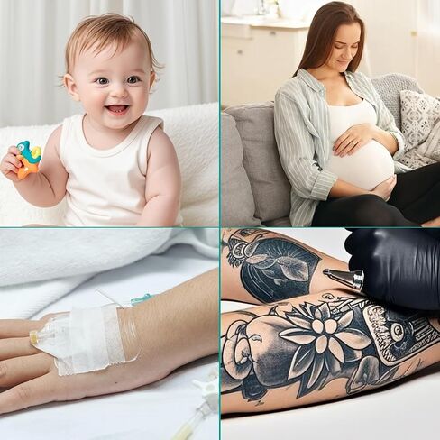 Transparent Film Dressing 4" x 5" Waterproof Wound Bandage Adhesive Patch for Post Surgical Shower IV Shield 20 Packs in Saudi Arabia