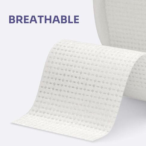 Conkote Medical Silicone Tape 2 Rolls, Pain-Free Removal Tape for Sensitive Skin 1" x 4 Yards | Breathable, Hypoallergenic, Easy to tear in Saudi Arabia