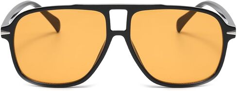 Retro Aviator Sunglasses for Women and Men, Vintage 70s Square Classic Aviator Shades Sun Glasses UV400 Protection in Saudi Arabia