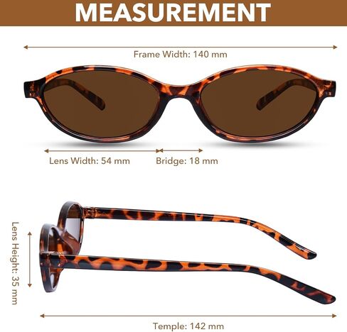 90s Retro Oval Sunglasses for Women 3-Pack Lightweight Fashion Sun Glasses Trendy Narrow Sunnies UV400 Protection in Saudi Arabia