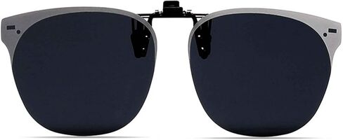 Polarized Clip On Sunglasses Over Eye Glasses Anti Glare UV400 Protection TAC Lens Scratch Proof Panto Style in Saudi Arabia