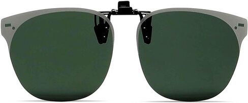Polarized Clip On Sunglasses Over Eye Glasses Anti Glare UV400 Protection TAC Lens Scratch Proof Panto Style in Saudi Arabia