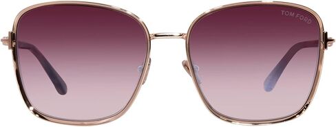 Tom Ford FERN FT 1029 Shiny Rose Gold/Pink Shaded 57/17/140 unisex Sunglasses in Kuwait