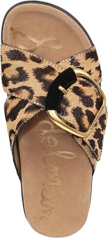 صندل Darla 2 Slide للنساء من Sam Edelman، أسمر ضارب للصفرة، متعدد الألوان، 8.5 M in Kuwait