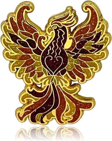 Phoenix Enamel Pin in Kuwait
