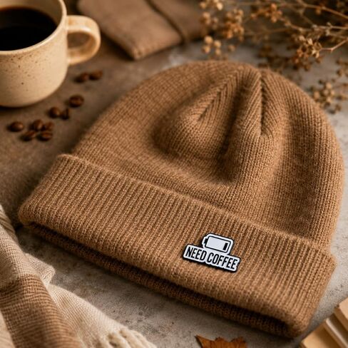 Low Battery Coffee Enamel Pin - Funny Caffeine Pins Brooches brooch for backpack, jackets, Hats with "Need Coffee". Energy Recharge Brooches Gift for Students, Worker, Teacher in Saudi Arabia