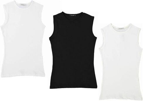 KIKI RIKI Girls Girls Sleeveless Cotton Shell/T-Shirt 23891 in Saudi Arabia