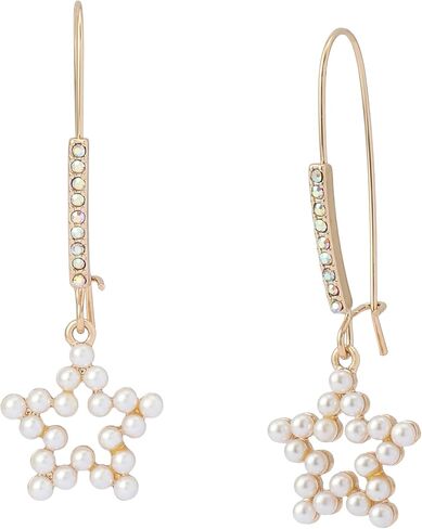 Betsey Johnson Jewelry Women's Celestial Soiree Pearl Dangle Earrings in Kuwait