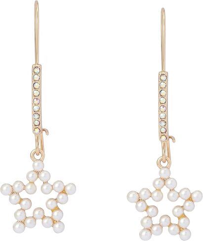 Betsey Johnson Jewelry Women's Celestial Soiree Pearl Dangle Earrings in Kuwait