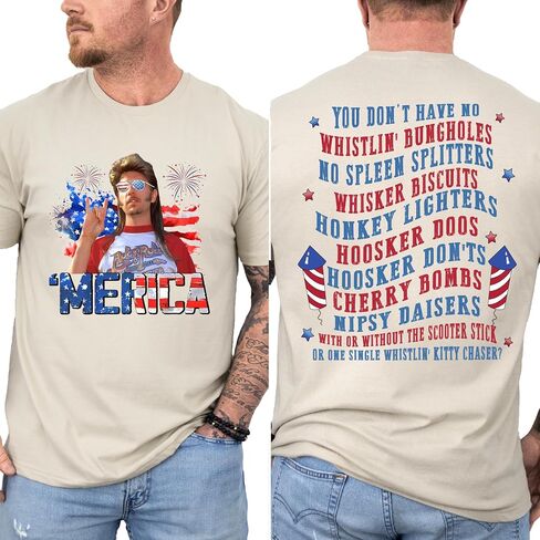 Joe Dirt 4th of July Shirt, 4th of July Tshirt, Joe Dirt Shirt, Funny Joe Dirt Tshirt, Merica Shirt Multicolor in Kuwait