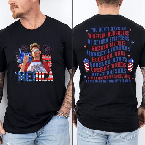Joe Dirt 4th of July Shirt, 4th of July Tshirt, Joe Dirt Shirt, Funny Joe Dirt Tshirt, Merica Shirt Multicolor in Kuwait