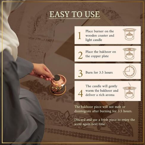 Maamoul Bakhoor Variety Box & Burner by Dukhni | Authentic Arabic Oud Incense | 10 pcs Bakhoor, 5 Mixed scents in Saudi Arabia