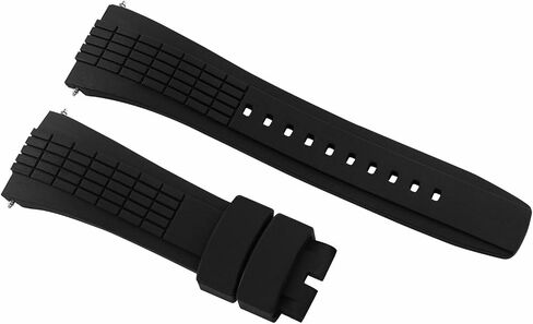 Ewatchparts 26mm Rubber Watch Band Strap Compatible With Seiko Velatura Kinetic SRH006 SPC007 Yachting in Kuwait