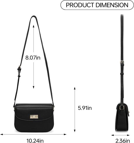 Small Trendy Crossbody Purses For Women Shoulder Bag For Women Vegan Leather Purse With a Long Strap in Saudi Arabia